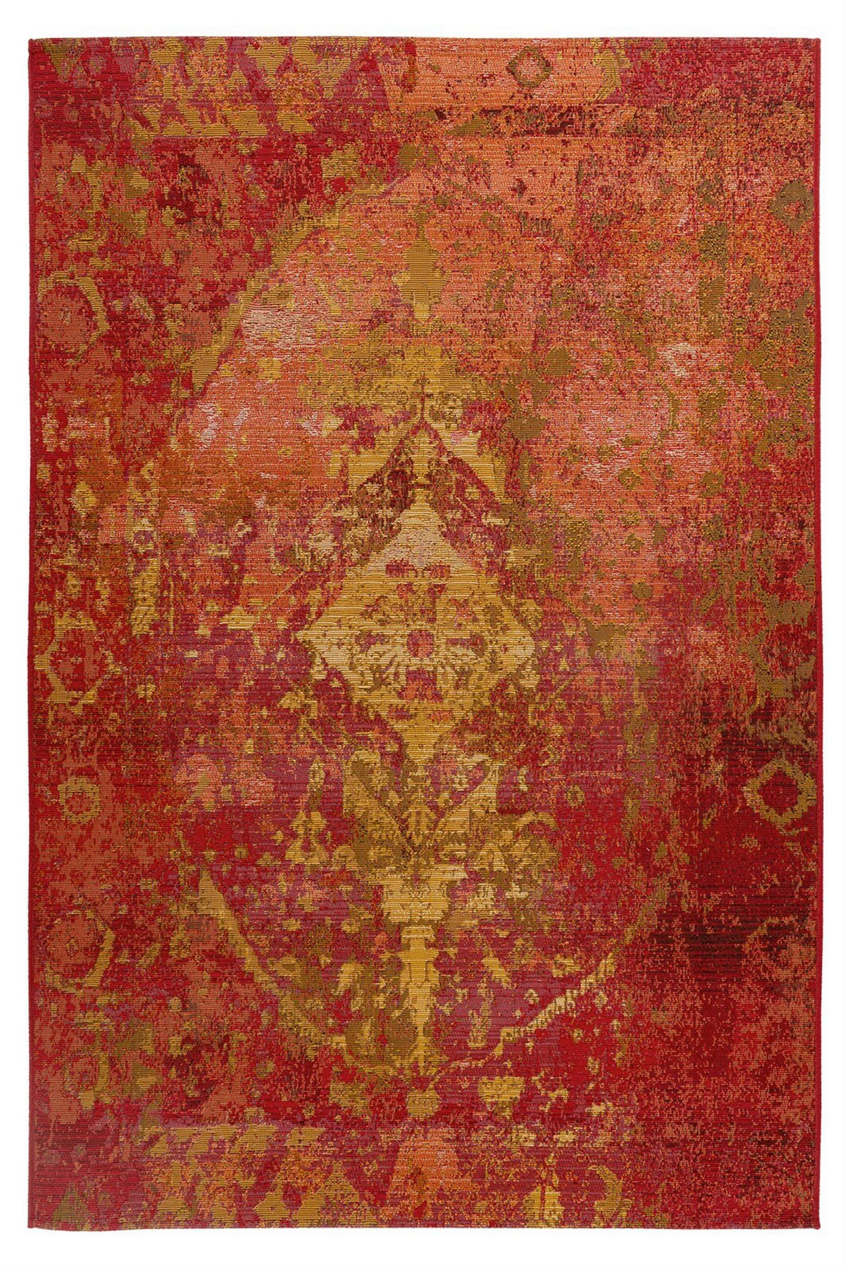 FLACHWEBETEPPICH 120/170 cm Rot  - Rot, Basics, Textil (120/170cm) - Kayoom