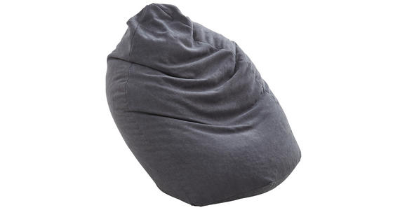 SITZSACK Webstoff 220 L - Graphitfarben, KONVENTIONELL, Textil (60/70/60cm) - Xora