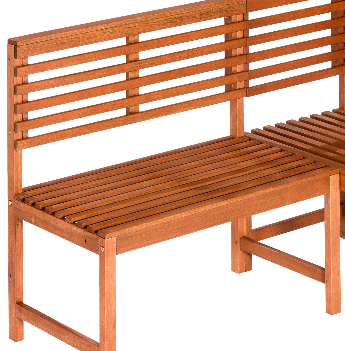 GARTENECKBANK Eukalyptusholz   - Naturfarben, KONVENTIONELL, Holz (142/100cm) - Gardenson
