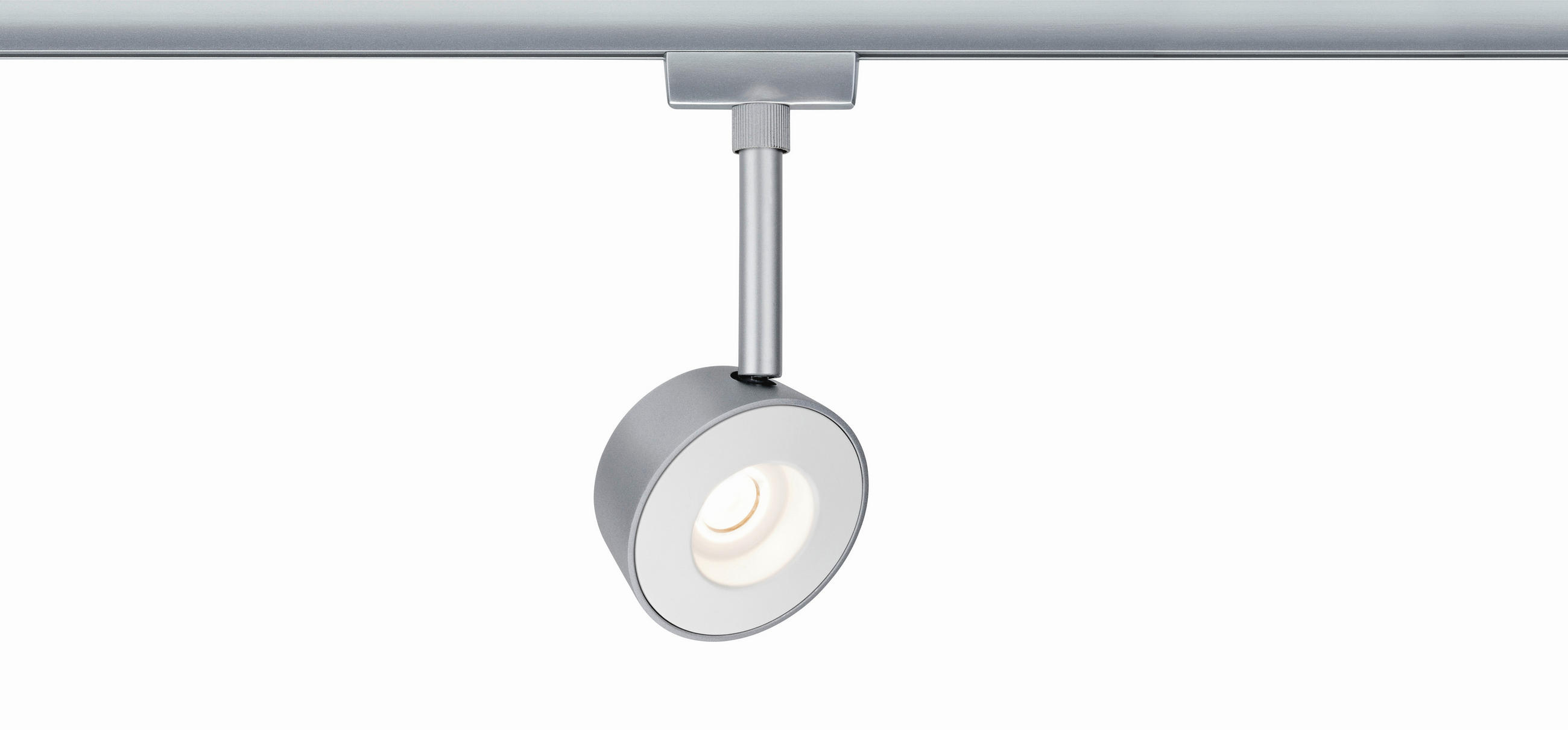 SCHIENENSYSTEM-STRAHLER URail   - Chromfarben, Design, Metall (8/18/4cm) - Paulmann