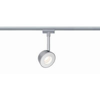SCHIENENSYSTEM-STRAHLER URail   - Chromfarben, Design, Metall (8/18/4cm) - Paulmann