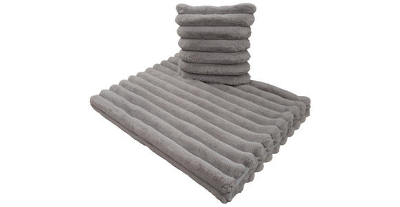 FELLDECKE 150/200 cm - Silberfarben, Textil (150/200cm) - Novel