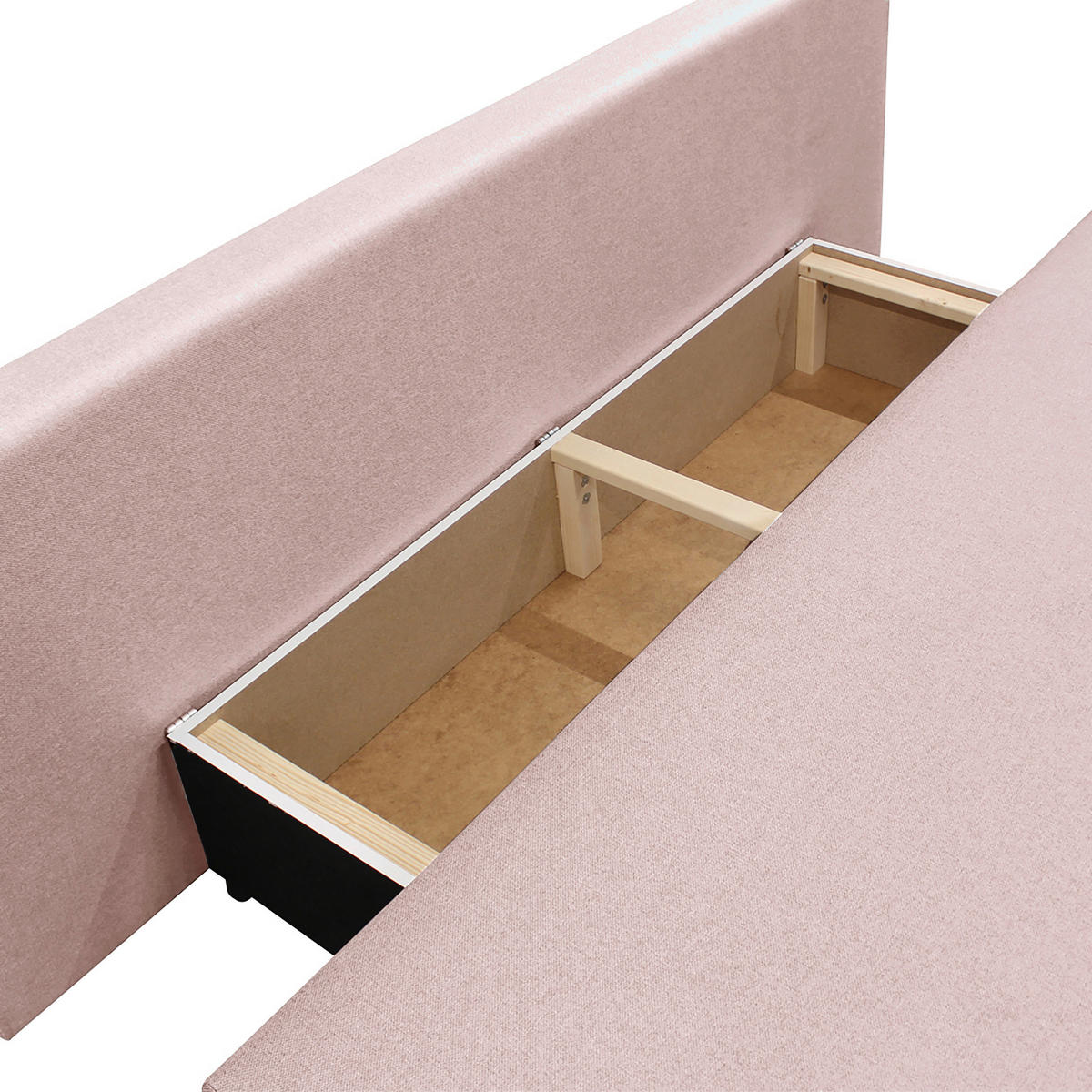 BÄDDSOFFA i vävt tyg rosa  - mintgrön/svart, Design, textil/plast (200/88/87cm) - P & B