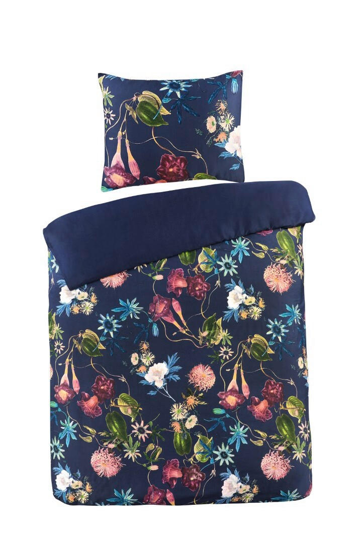 WENDEBETTWÄSCHE 2-teilig Satin 140/200 cm  - Violett/Altrosa, Basics, Textil (140/200cm) - Novel