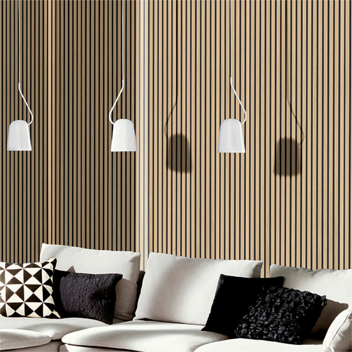 AKUSTIKPANEEL Economico Eichefarben {item.attr('912-5560),[ ]}240/38/1,65 cm  - Eichefarben, Basics, Holzwerkstoff/Kunststoff (240/38/1,65cm)