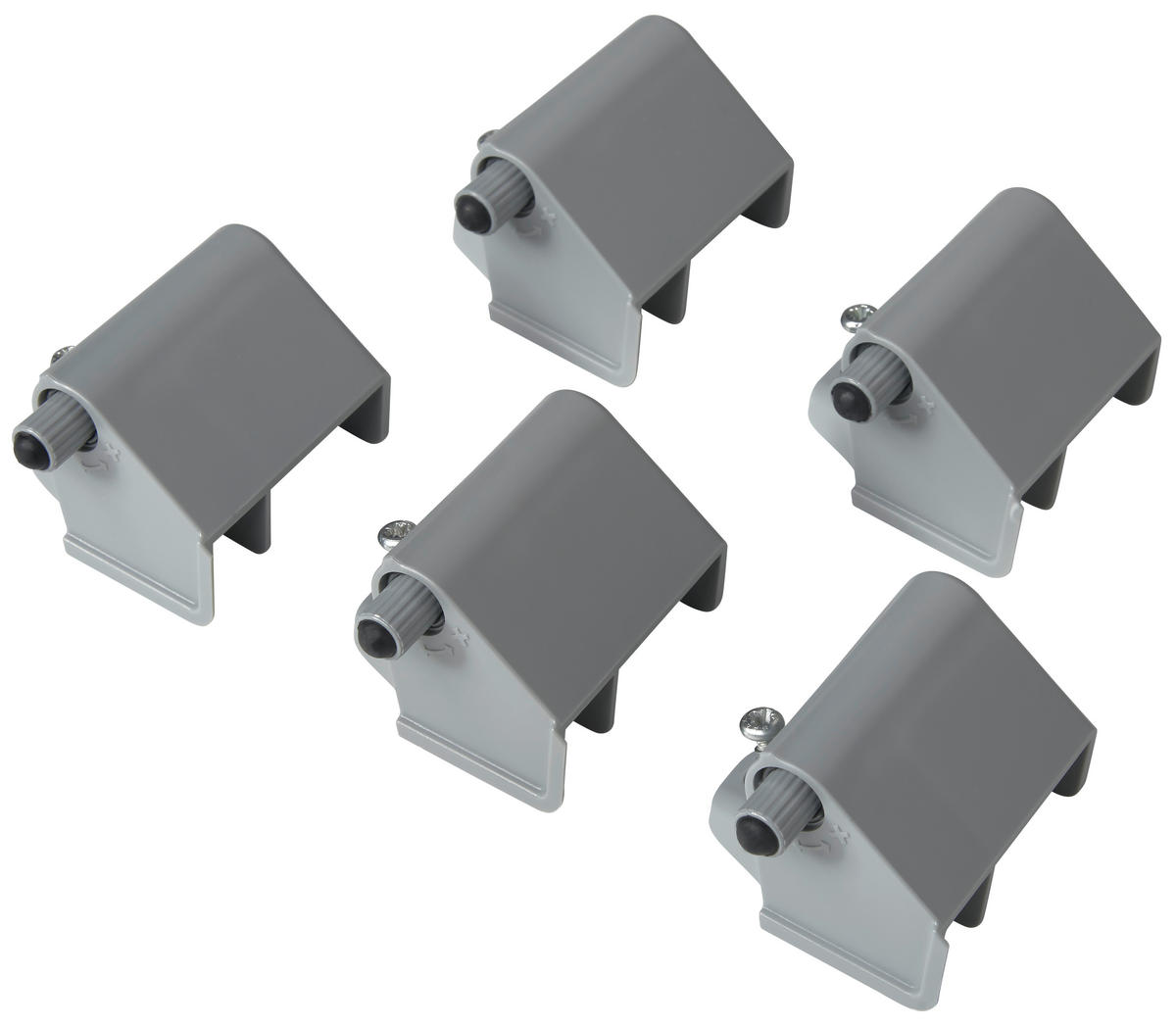 TÜRDÄMPFER 5/3/4 cm   - Grau, Kunststoff (5/3/4cm) - Rauch Möbel