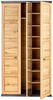 GARDEROBENSCHRANK 103/196,5/38,5 cm  - Schwarz/Eiche Artisan, LIFESTYLE, Holzwerkstoff/Metall (103/196,5/38,5cm) - Hom`in