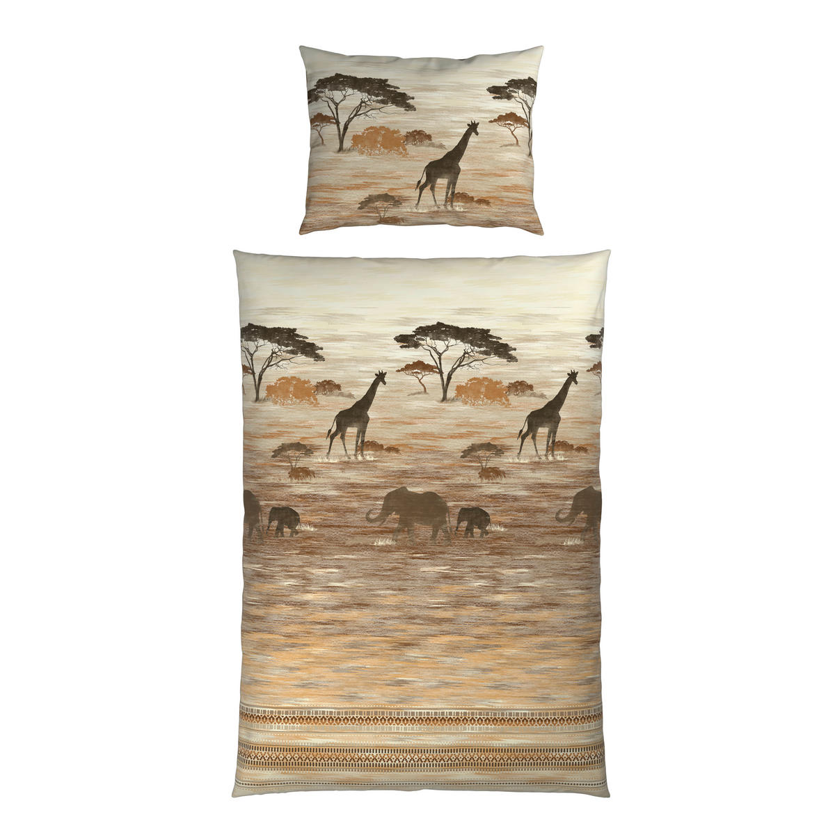 OBOUSTRANNÉ POVLEČENÍ, satén, šedohnědá, 140/200 cm - šedohnědá, textil (140/200cm) - Esposa