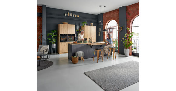 EINBAUKÜCHE - Design, Holzwerkstoff - Novel