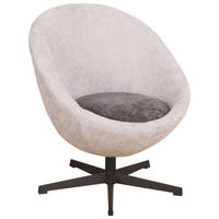 FOTEL - grafitszürke/fekete, Basics, textil/fém (71/84/73cm) - Stylife
