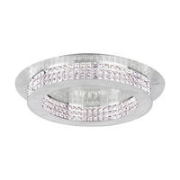 LED-DECKENLEUCHTE  70/12,5 cm    - Klar/Silberfarben, Konventionell, Glas/Metall (70/12,5cm) - Eglo