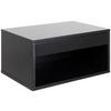NACHTSCHRANK  - Schwarz, MODERN, Holzwerkstoff (50/24,3cm) - MID.YOU