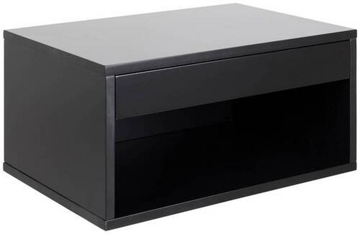 NACHTKÄSTCHEN  in Schwarz  - Schwarz, Modern, Holzwerkstoff (50/24,3cm) - MID.YOU