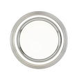 LED-DECKENLEUCHTE 45/6 cm   - Chromfarben/Transparent, Design, Kunststoff/Metall (45/6cm) - Novel