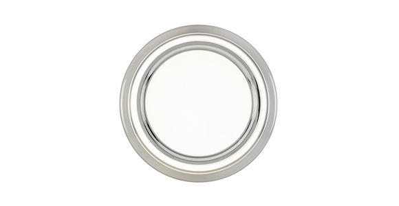 LED-DECKENLEUCHTE 45/6 cm - Chromfarben/Transparent, Design, Kunststoff/Metall (45/6cm) - Novel