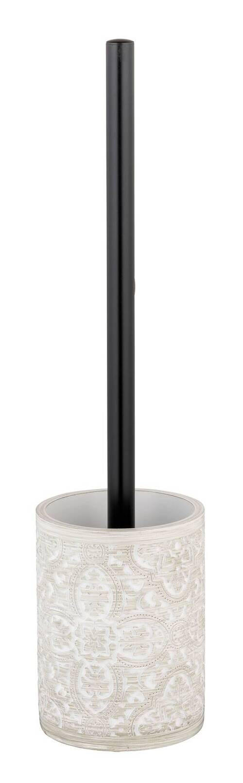WC-BÜRSTENGARNITUR in Metall  Kunststoff   - Schwarz/Grau, Basics, Kunststoff/Metall (9,5/36,5/9,5cm) - Wenko