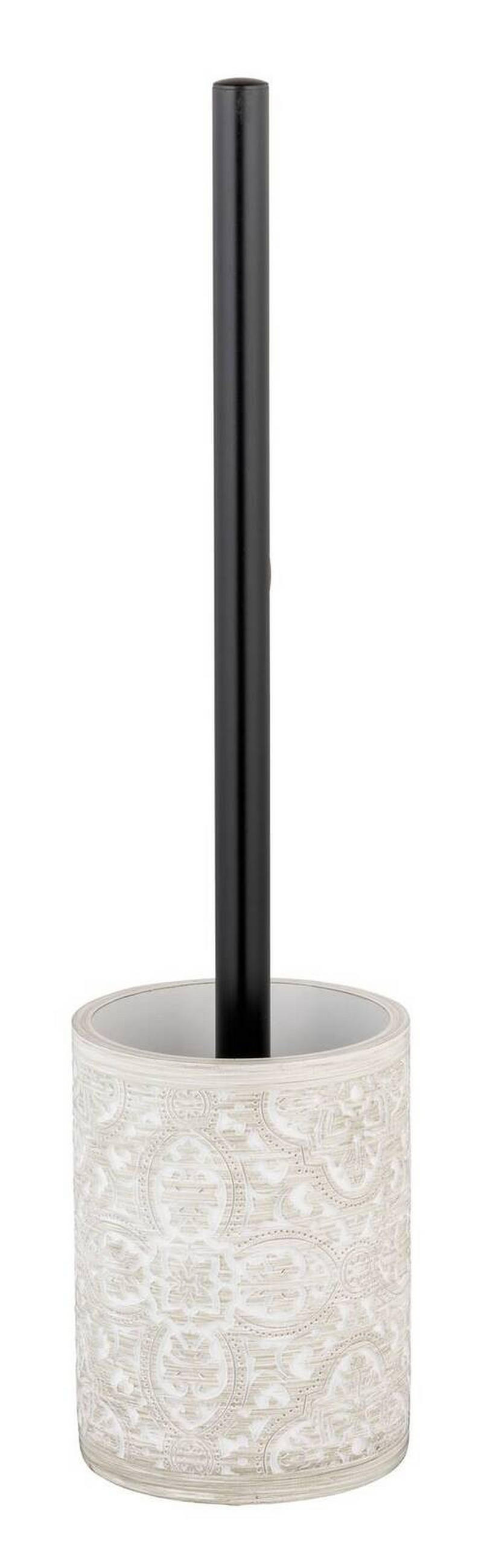 WC-BÜRSTENGARNITUR in Metall  Kunststoff   - Schwarz/Grau, Basics, Kunststoff/Metall (9,5/36,5/9,5cm) - Wenko