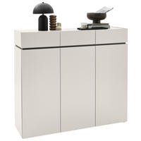 SCHUHSCHRANK Kaschmir  - Kaschmir/Schwarz, Design, Holzwerkstoff/Kunststoff (135/121/40cm) - Voleo