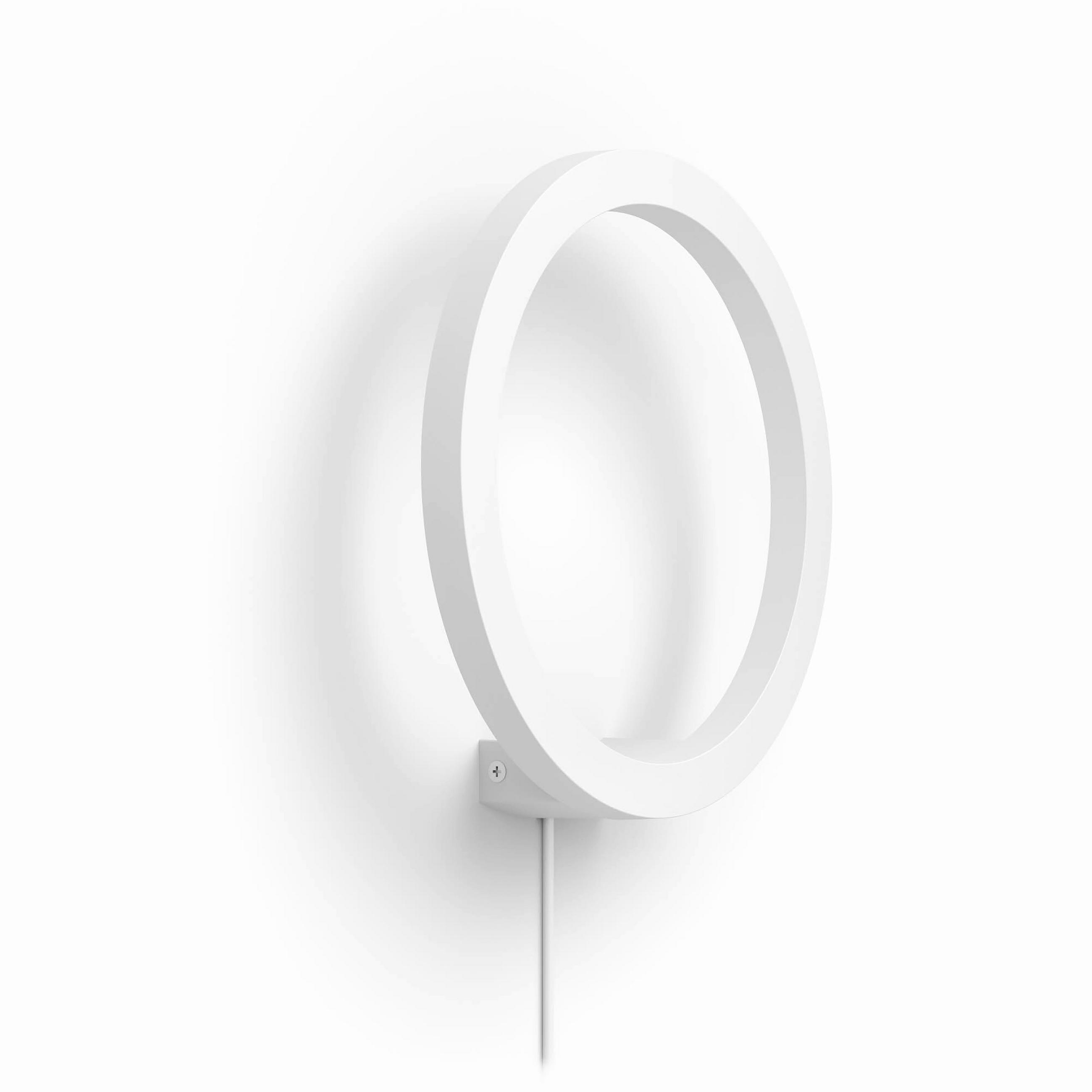Philips HUE Led-Wandleuchte Sana Wall Weiß 25.5x25.5x5.2 cm