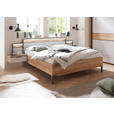 BETTANLAGE 180/200 cm  in Graphitfarben, Eichefarben, Hellgrau  - Eichefarben/Hellgrau, Design, Holz/Holzwerkstoff (180/200cm) - Xora