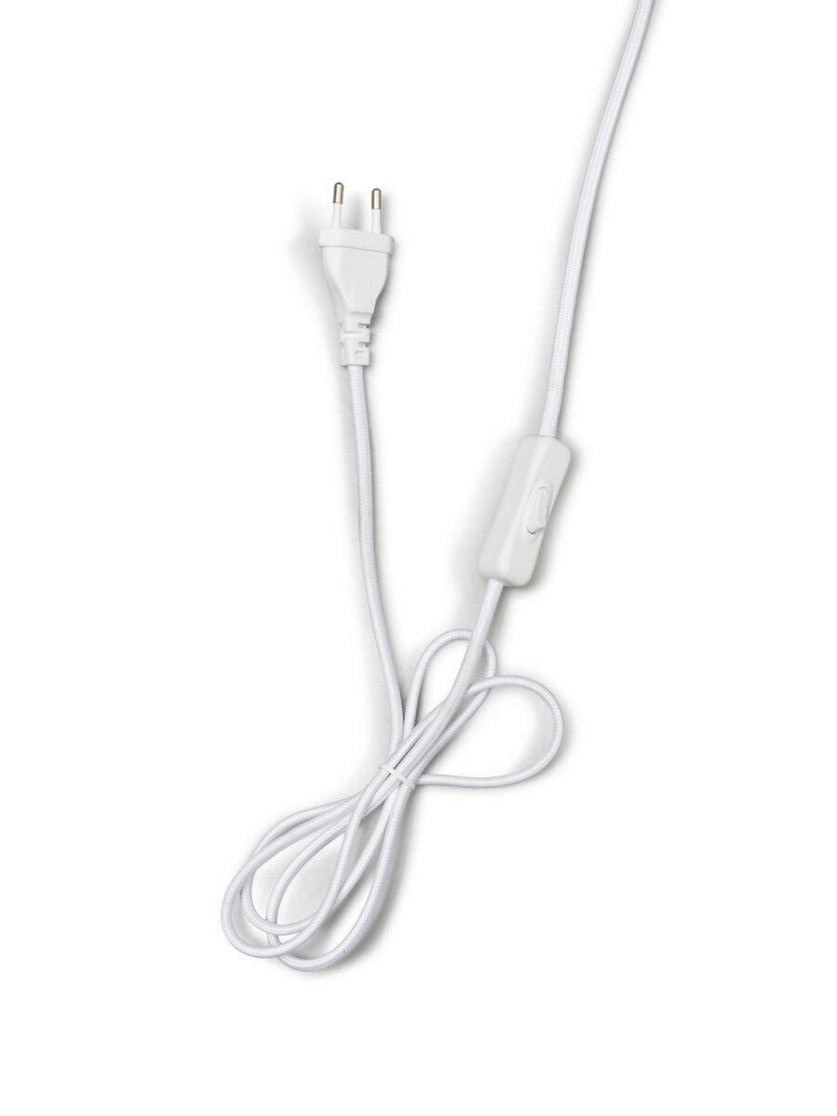 STOLNÍ LAMPA, nástěnný stmívač, 30/33 cm  - bílá/přírodní barvy, Trend (30/33cm) - Good & Mojo