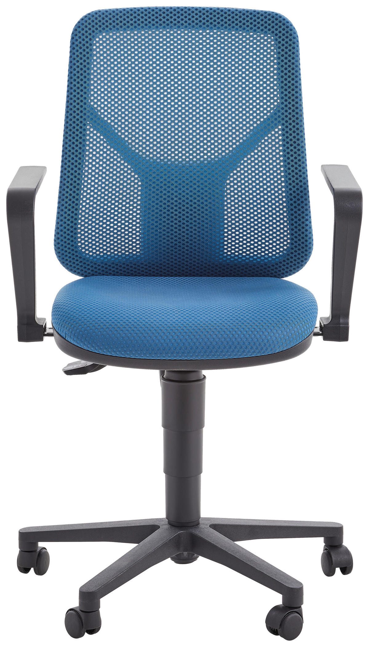 DREHSTUHL Flachgewebe, Netz Petrol  - Petrol/Schwarz, MODERN, Kunststoff/Textil (46/97-109/46cm) - Topstar