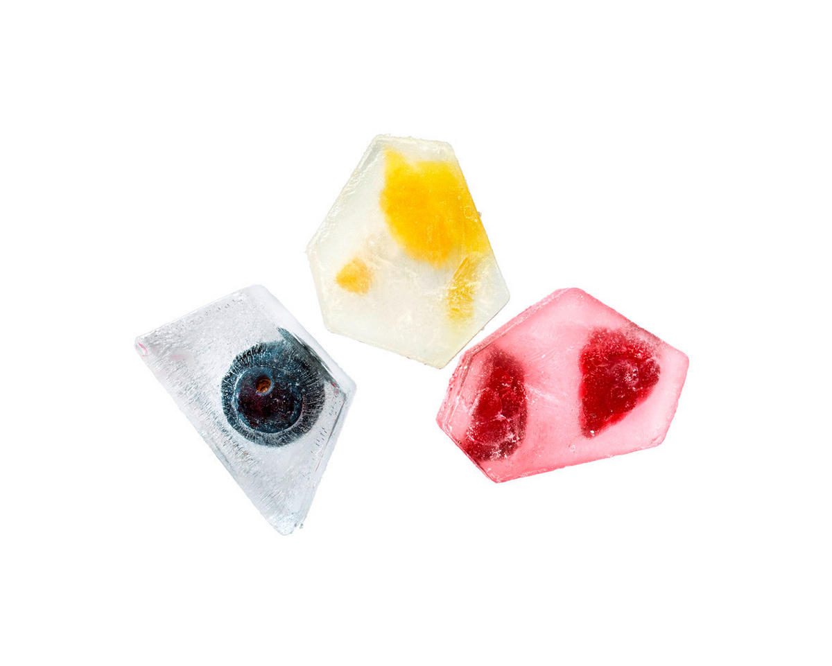 POSODA ZA KOCKE LEDU - črna, Basics, umetna masa (12,5/12,5/22,5cm) - LEKUE