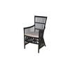 SESSEL in Schwarz  - Schwarz/Weiß, Natur, Holz/Textil (62/55/96cm) - MID.YOU