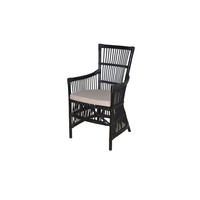 SESSEL in Schwarz  - Schwarz/Weiß, Natur, Holz/Textil (62/55/96cm) - MID.YOU