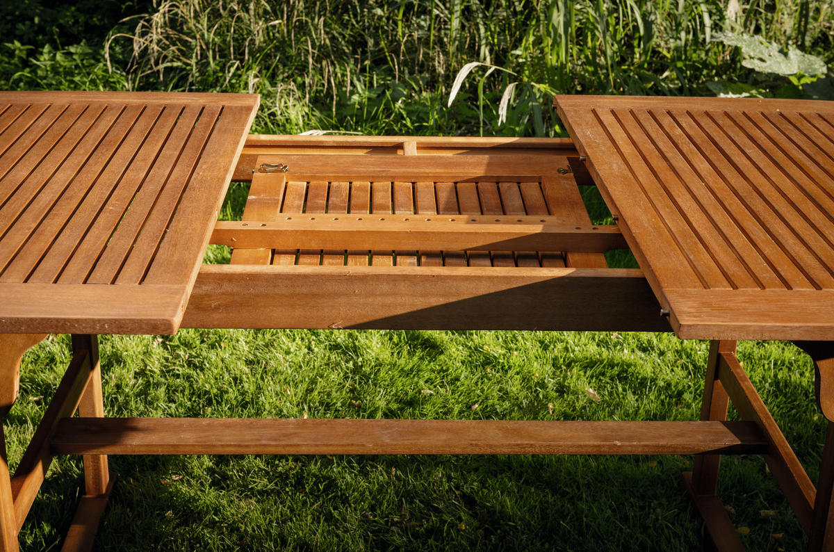 STOL VRTNI  smeđa  drvo      - smeđa, Romantično / ladanjski, drvo (150-200/100/74cm) - Ambia Garden
