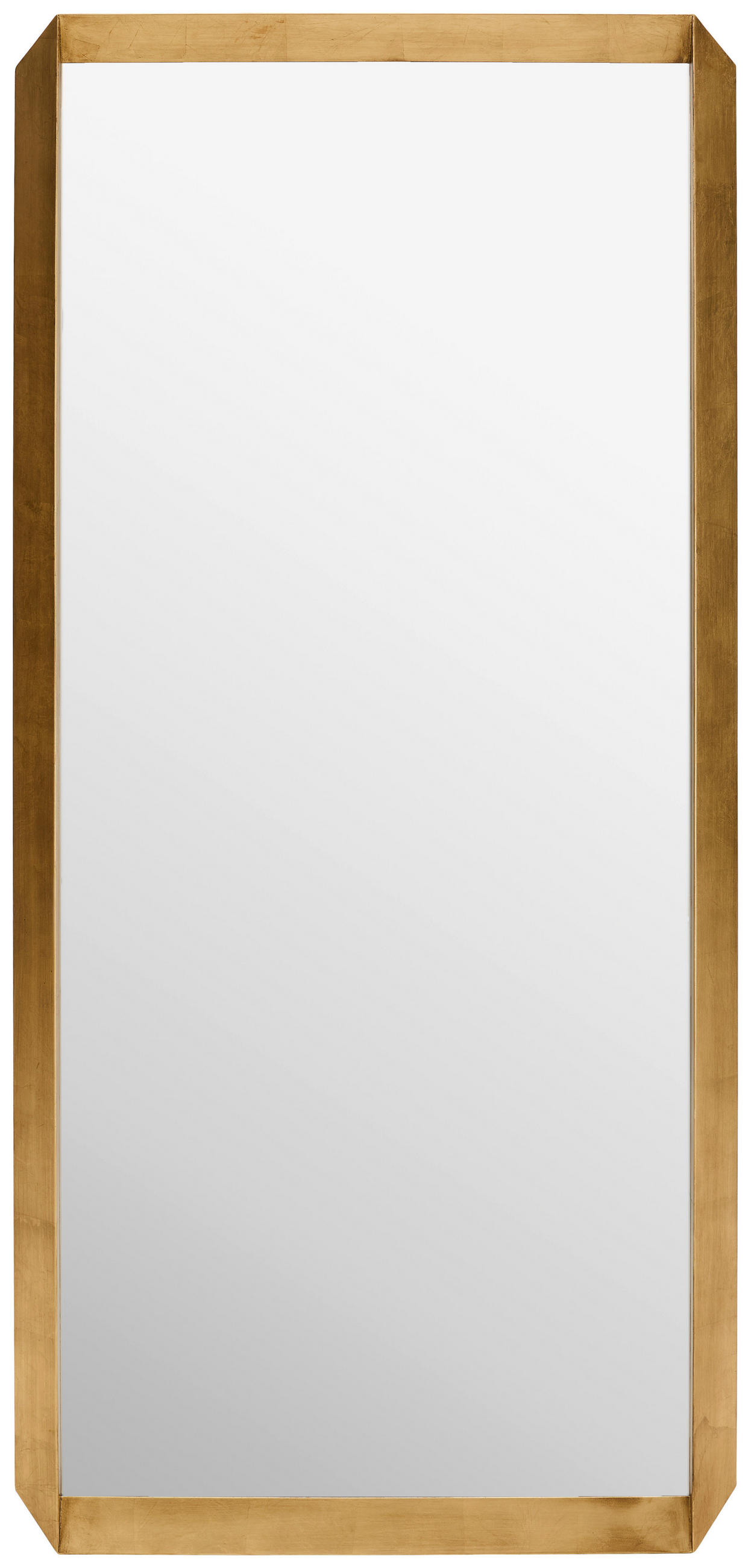 WANDSPIEGEL 90/190/5 cm    in rechteckig  - Goldfarben, Design, Glas/Holzwerkstoff (90/190/5cm) - Novel