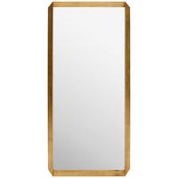 WANDSPIEGEL 90/190/5 cm    in rechteckig  - Goldfarben, Design, Glas/Holzwerkstoff (90/190/5cm) - Novel