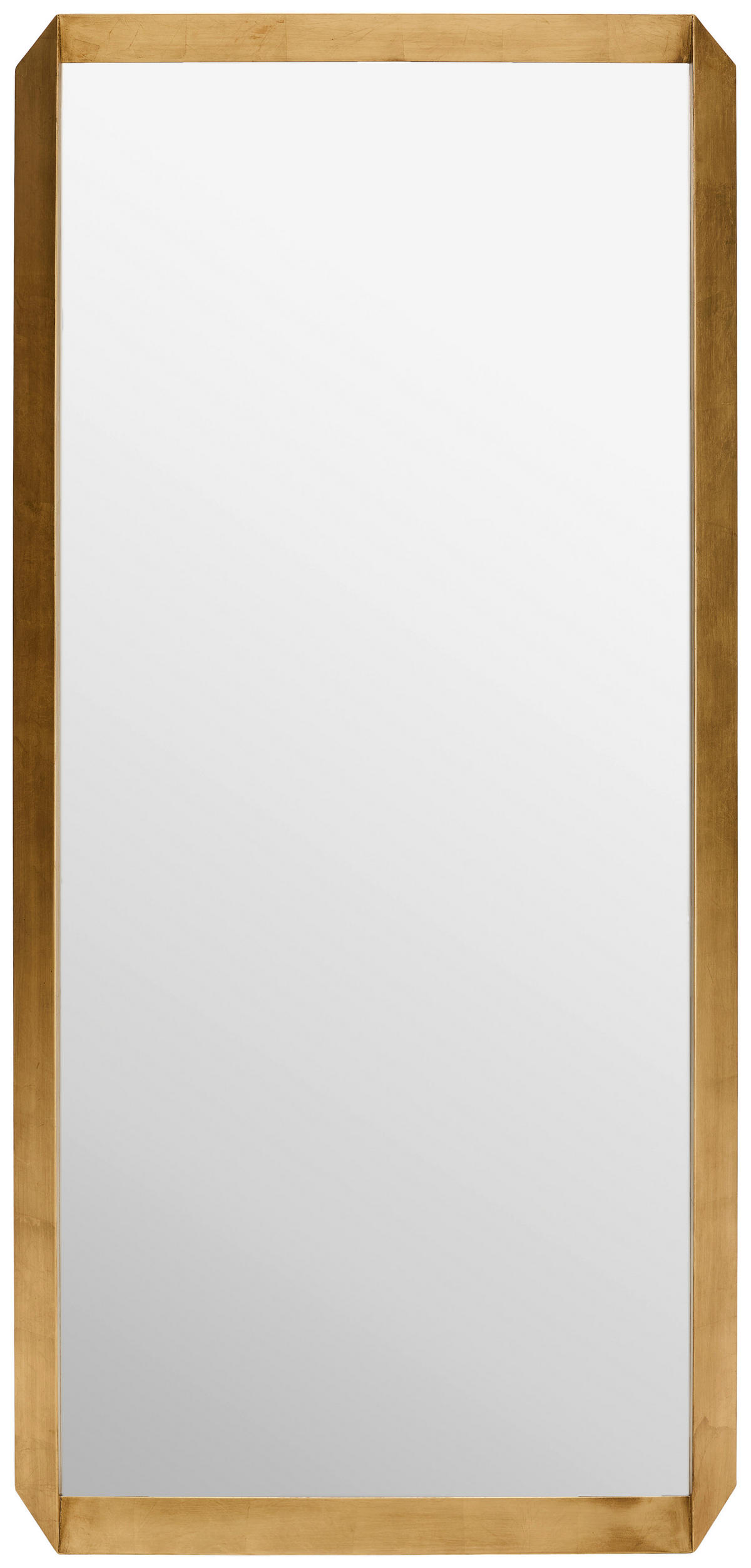 WANDSPIEGEL 90/190/5 cm    in rechteckig  - Goldfarben, Design, Glas/Holzwerkstoff (90/190/5cm) - Novel