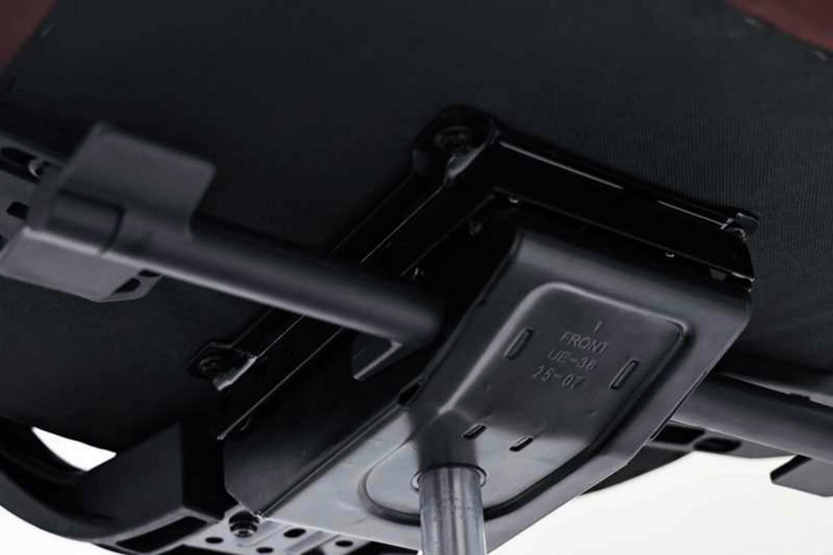 DIREKTORSKI STOL kovina, umetna masa, tekstil črna, barve jajčevca  - črna/barve jajčevca, Design, kovina/umetna masa (70/120-130/61cm) - Novel