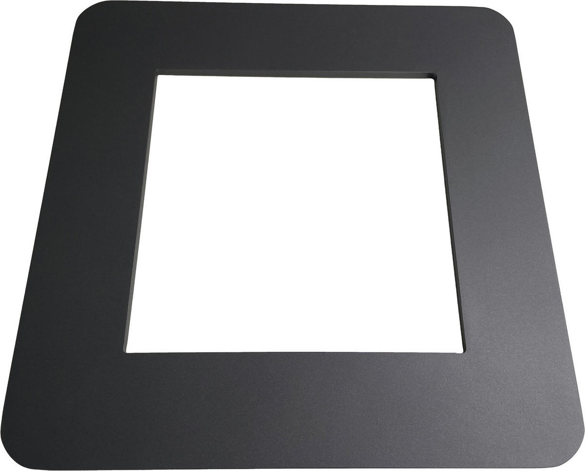 RÜCKENLEHNE 52/10/52 cm  Aluminium  - Anthrazit/Graphitfarben, Design, Textil/Metall (52/10/52cm) - Zebra 