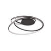 LED-DECKENLEUCHTE Nala 72/35 cm   - Schwarz, Design, Metall (72/35cm) - Trio Leuchten