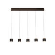LED-HÄNGELEUCHTE 90/10/170 cm  - Schwarz, Design, Kunststoff/Metall (90/10/170cm) - Novel