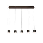 LED-HÄNGELEUCHTE 90/10/170 cm  - Schwarz, Design, Kunststoff/Metall (90/10/170cm) - Novel