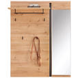 GARDEROBENPANEEL  in 120/154/32 cm  - Eichefarben, Natur, Glas/Holzwerkstoff (120/154/32cm) - Linea Natura