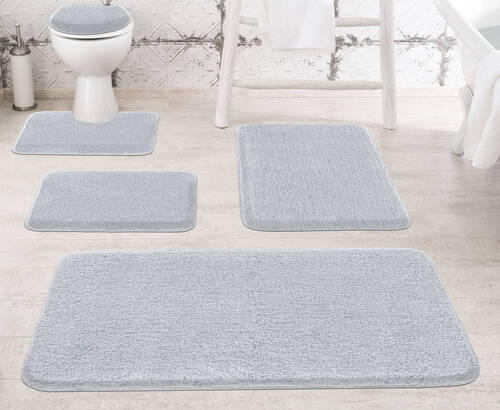 BIDET-VORLEGER 50/60 cm Grau  - Grau, Basics, Kunststoff/Textil (50/60cm) - Grund