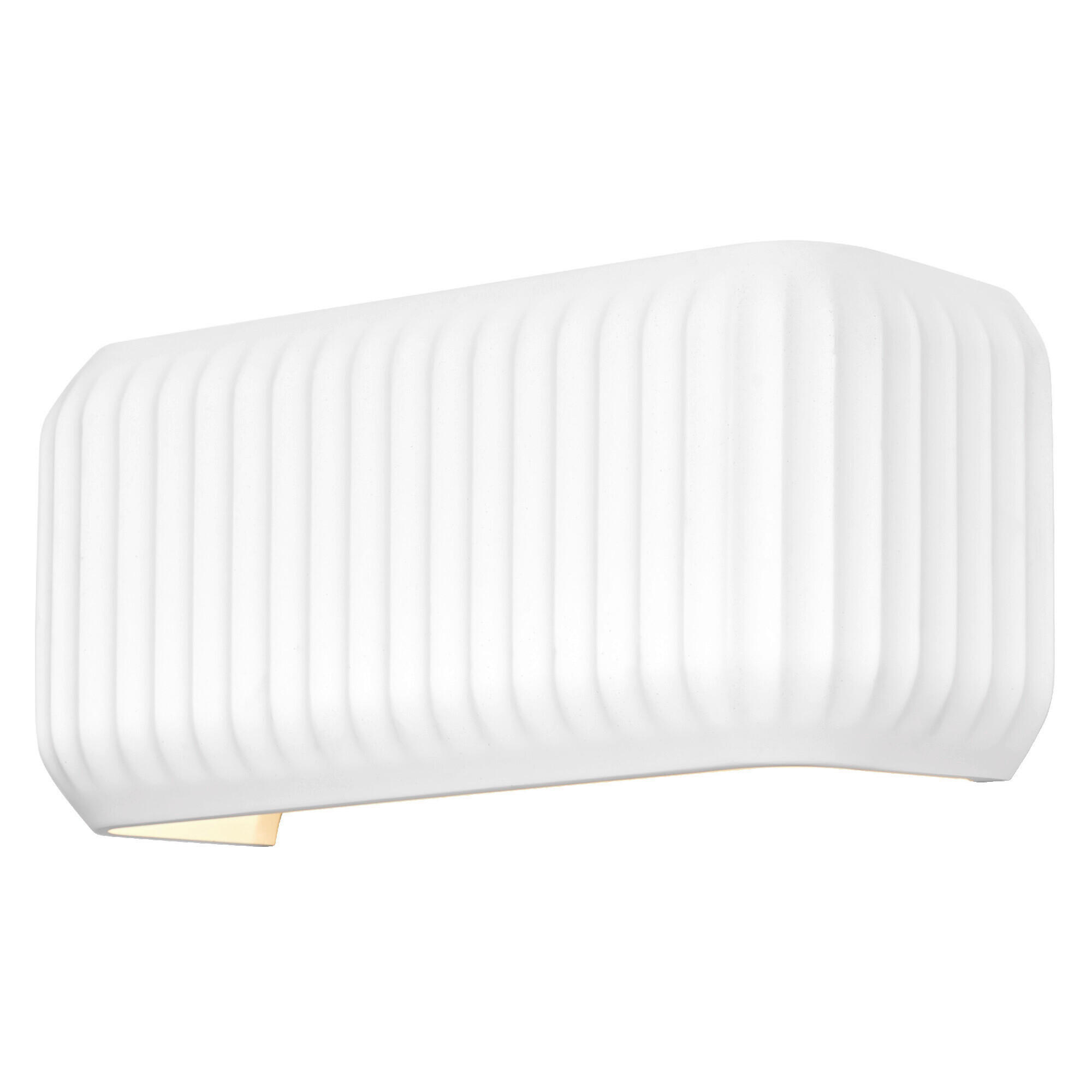 WANDLEUCHTE 33/11/15 cm   - Weiß, Natur, Stein (33/11/15cm) - Ledvance