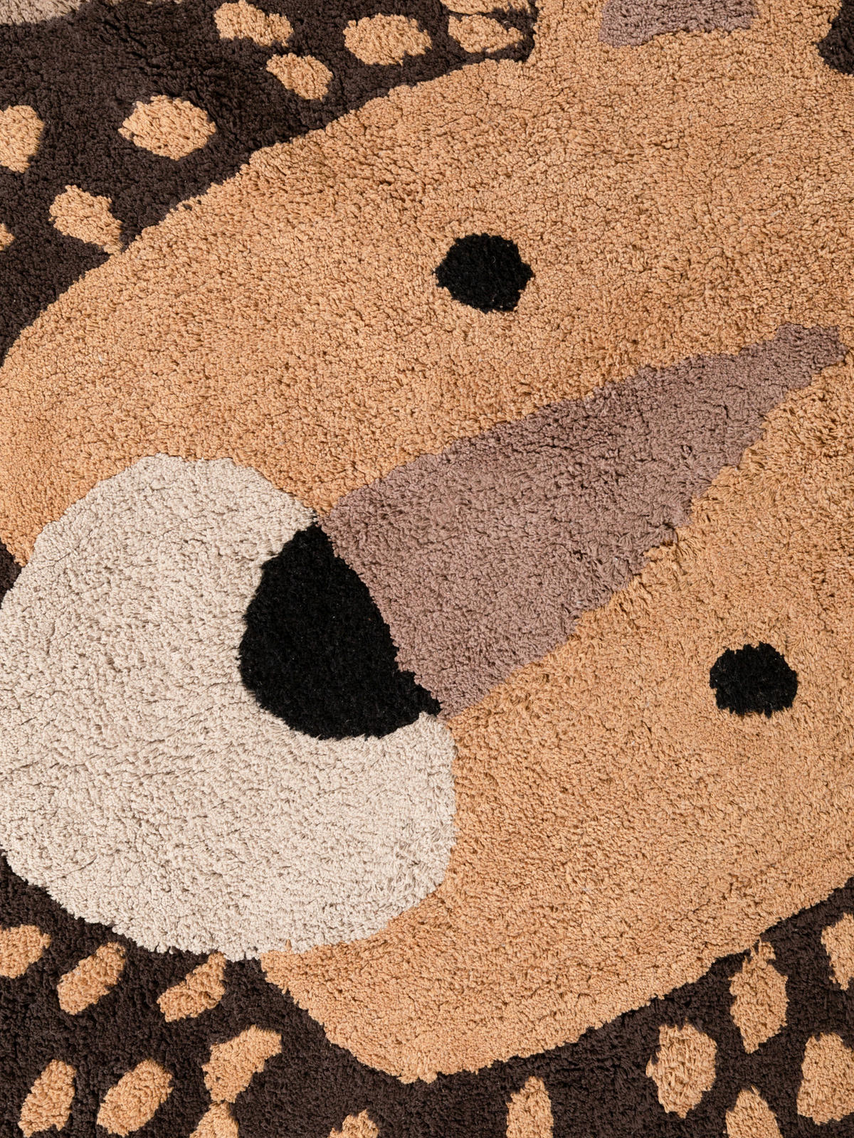 KINDERTEPPICH 120/125 cm Snuggle Roary  - Hellgelb/Braun, Basics, Kunststoff/Textil (120/125cm) - Hanse Home