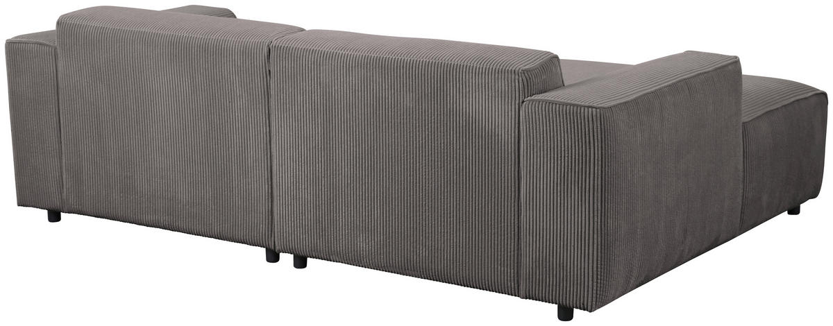 HÖRNSOFFA i manchester grå  - svart/grå, Design, textil/plast (161/234cm) - Livetastic