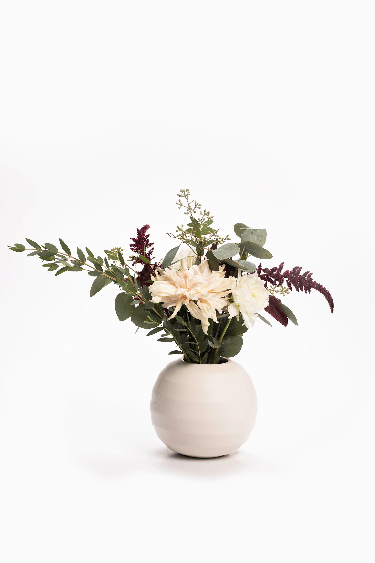 VASE 17 cm  - Weiß, Basics, Keramik (16/14cm) - Markslöjd