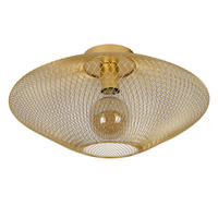 DECKENLEUCHTE  45/24 cm    - Messingfarben, KONVENTIONELL, Metall (45/24cm) - Lucide
