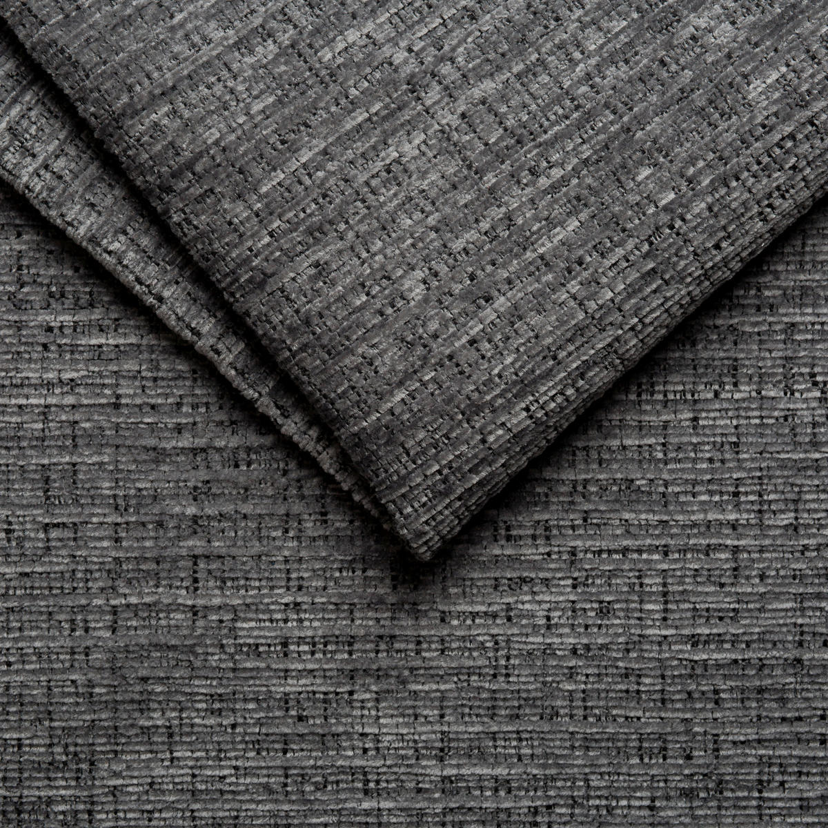 KANAPÉÁGY textil antracit  - fekete/antracit, Design, textil/fa (236/88/101cm) - Stylife