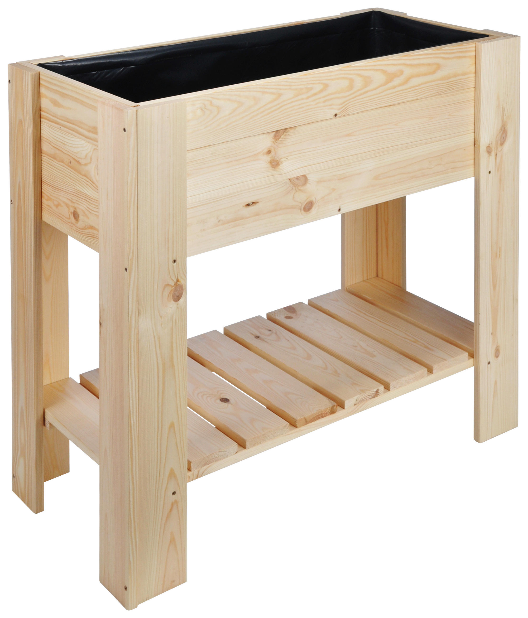 HOCHBEET 86,8/80/40 cm  - Kieferfarben, Basics, Holz (86,8/80/40cm)