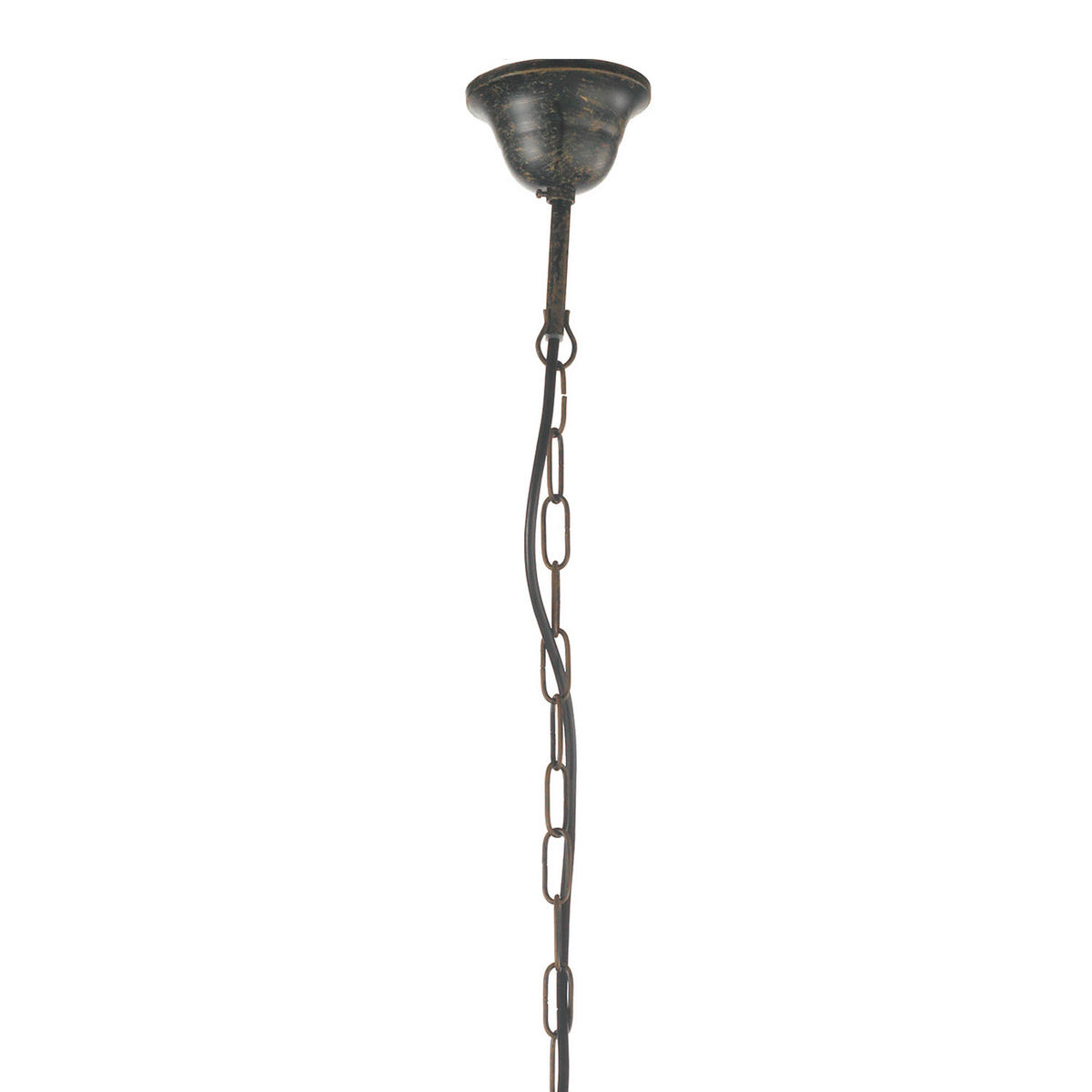 HÄNGELEUCHTE 80/84 cm  - Schwarz/Weiß, Natur, Holz/Textil (80/84cm)