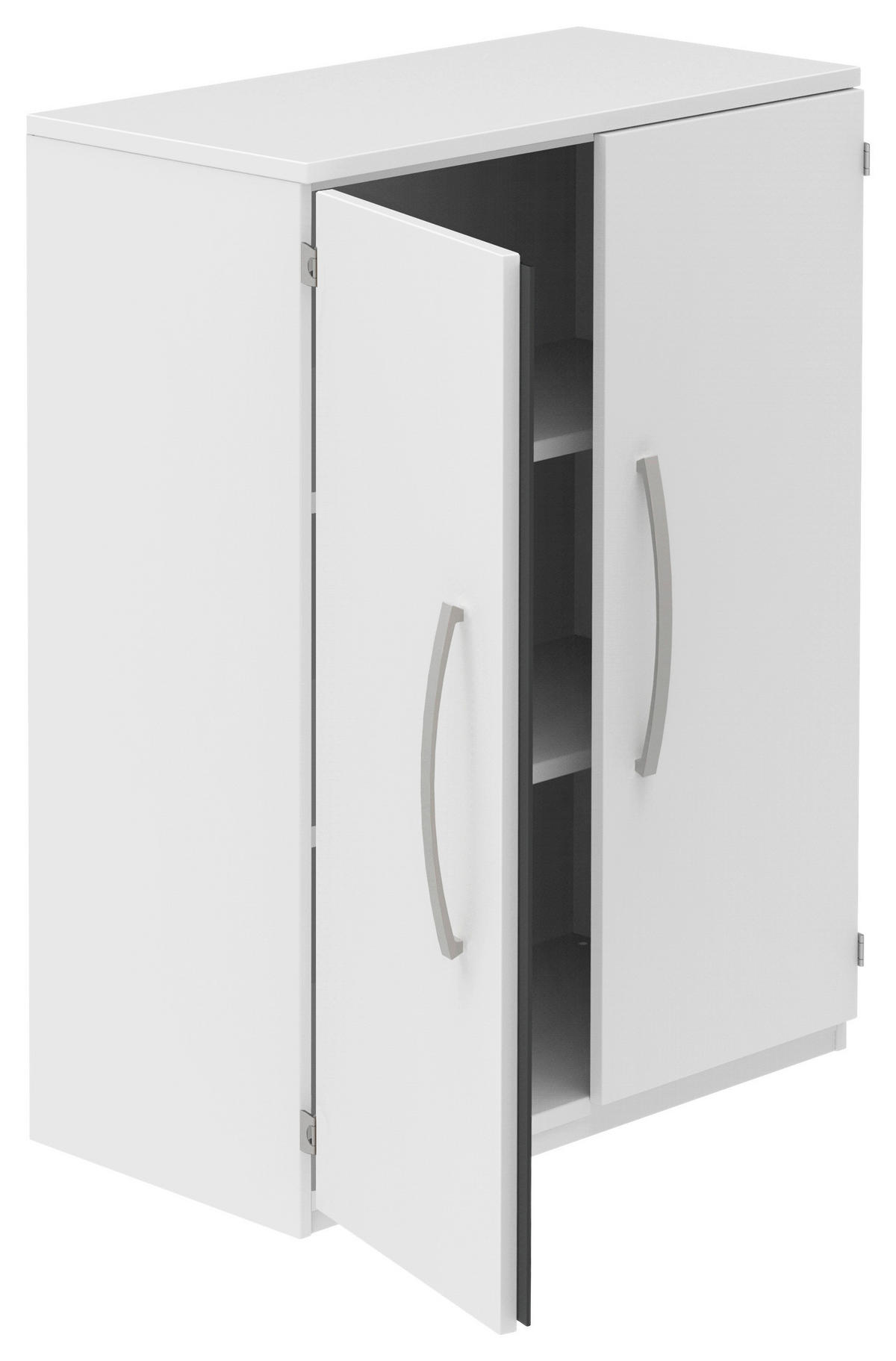 AKTENSCHRANK Weiß  - Weiß, KONVENTIONELL, Holzwerkstoff (80/111,7/43cm) - Moderano