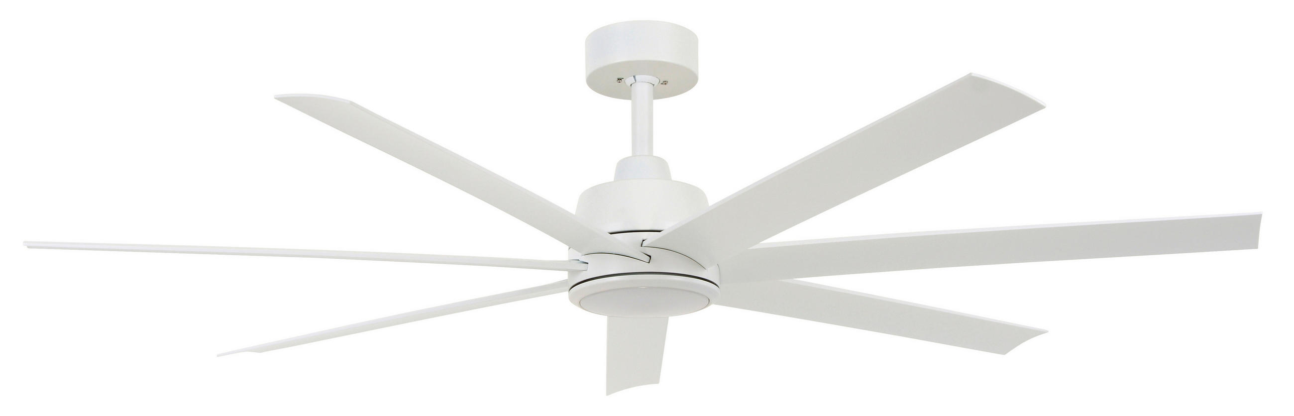 DECKENVENTILATOR  137/35 cm    - Weiss, Basics, Kunststoff/Metall (137/35cm) - P & B